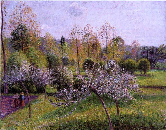  Camille Pissarro Flowering Apple Trees, Eragny - Art Print