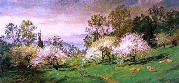  Jasper Francis Cropsey Flowering Trees - Art Print