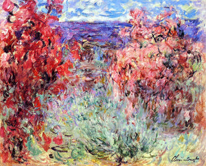  Claude Oscar Monet Flowering Trees near the Coast - Art Print