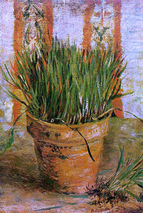  Vincent Van Gogh Flowerpot with Chives - Art Print