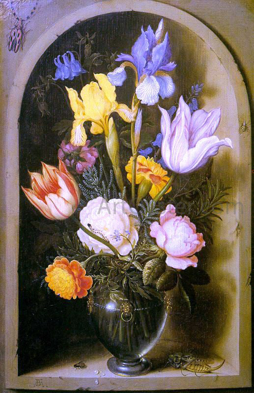  The Elder Ambrosius Bosschaert Flowers - Art Print