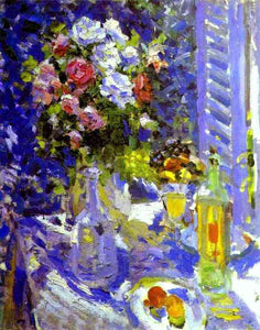  Constantin Alexeevich Korovin Flowers and Fruit - Art Print