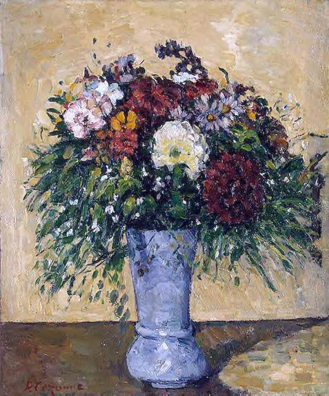  Paul Cezanne Flowers in a Blue Vase - Art Print