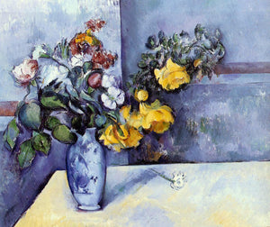  Paul Cezanne Flowers in a Vase - Art Print