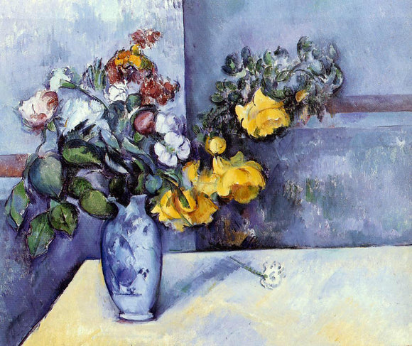  Paul Cezanne Flowers in a Vase - Art Print