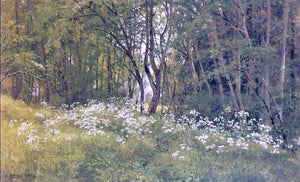  Ivan Ivanovich Shishkin Flowers on an Edge of a Wood - Art Print