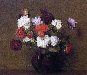  Henri Fantin-Latour Flowers: Poppies - Art Print