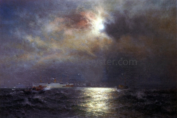  Charles Dorman Robinson Fog Storm on the Bay - Art Print