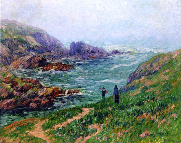  Henri Moret Foggy Weather, Brittany - Art Print