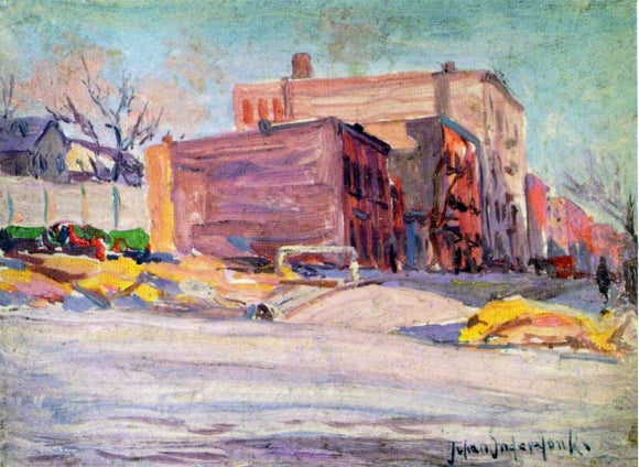 Julian Onderdonk Foot of 52nd Street at Hudson Park - Art Print