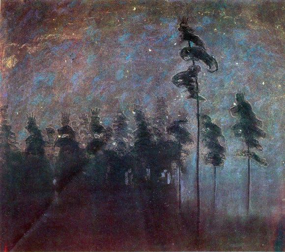  Mikalojus Ciurlionis Forest - Art Print