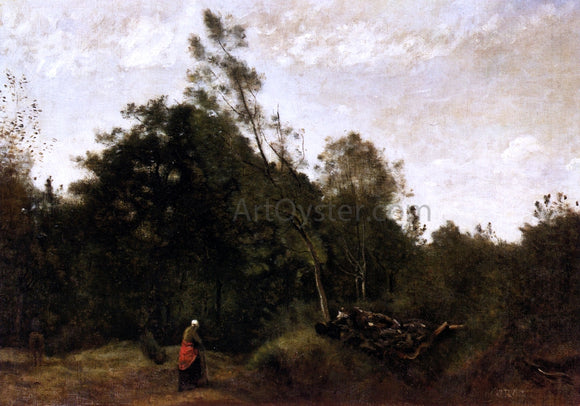  Jean-Baptiste-Camille Corot Forest Clearing in the Limousin - Art Print