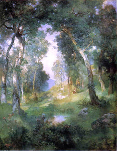  Julius LeBlanc Stewart A Forest Glade, Santa Barbara - Art Print