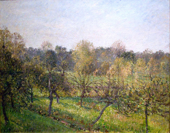  Camille Pissarro Forest in Evening - Art Print