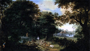  The Elder Hendrik Van der  Borcht Forest Landscape - Art Print