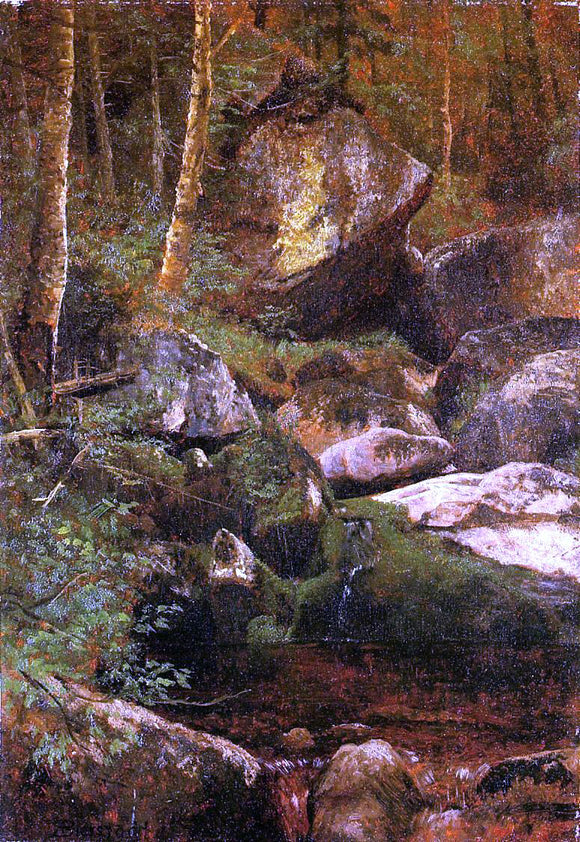  Albert Bierstadt Forest Stream - Art Print