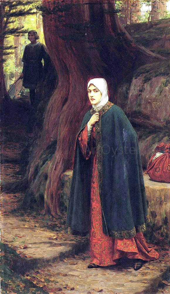  Edmund Blair Leighton Forest Tryst - Art Print