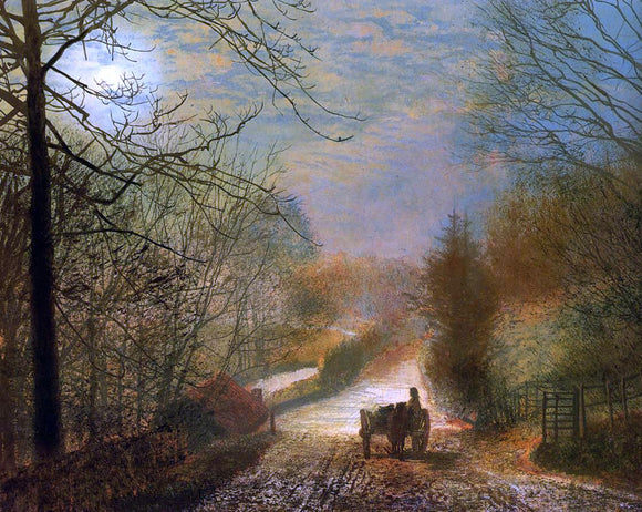  John Atkinson Grimshaw Forge Valley, near Scarborough - Art Print