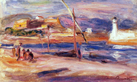  Pierre Auguste Renoir Fort Carre et Phare d'Antibes - Art Print