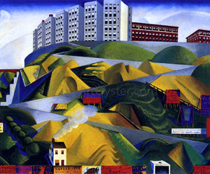 Preston Dickinson Fort George Hill - Art Print