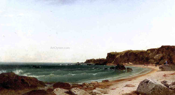  John Frederick Kensett Forty Steps, Newport, Rhode Island - Art Print