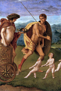  Giovanni Bellini Four Allegories: Lust (or Perseverance) - Art Print