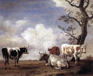  Paulus Potter Four Bulls - Art Print