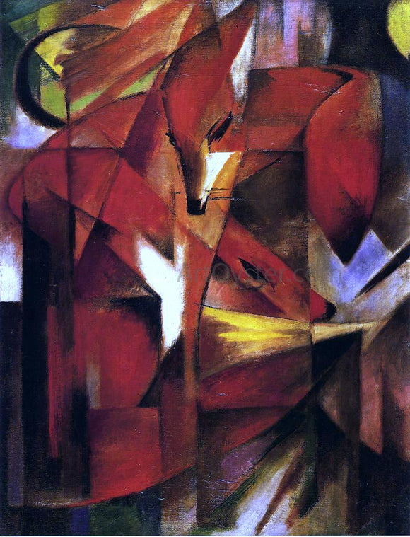  Franz Marc Foxes - Art Print