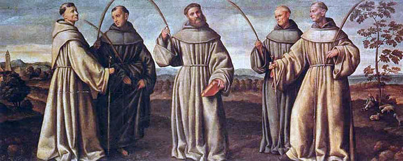  Bernardino Licinio Franciscan Martyrs - Art Print