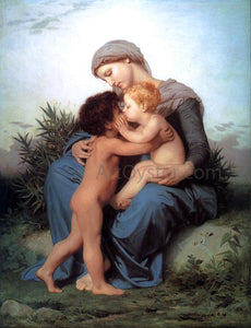  William Adolphe Bouguereau Fraternal Love - Art Print