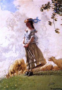  Winslow Homer Fresh Air - Art Print