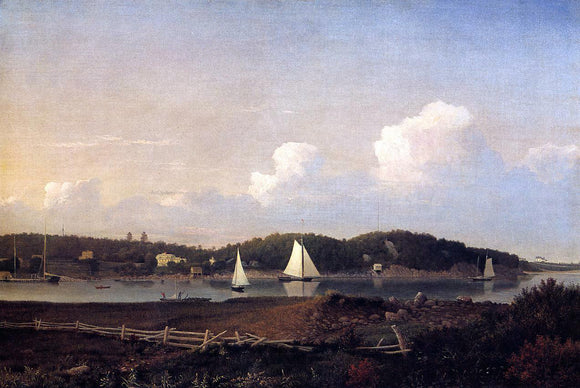  Fitz Hugh Lane Fresh Water Cove from Dolliver's Neck, Glouster - Art Print