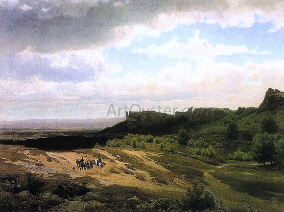  Thomas Worthington Whittredge From the Hartz Mountains - Art Print