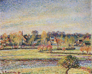  Camille Pissarro Frost, View fom Bazincourt - Art Print