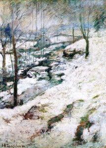  John Twachtman Frozen Brook - Art Print