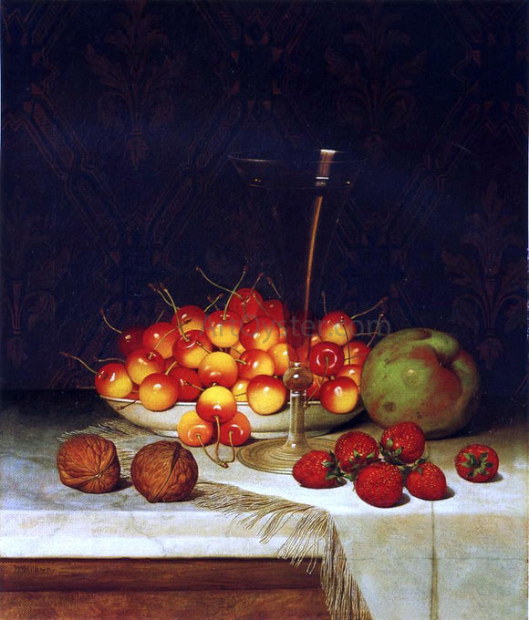  William Mason Brown Fruit and Wine - Art Print