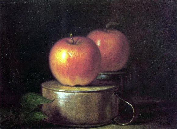  William Sidney Mount Fruit Piece: Apples on Tin Cups - Art Print