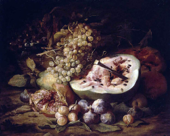  Abraham Brueghel Fruit Still-Life - Art Print