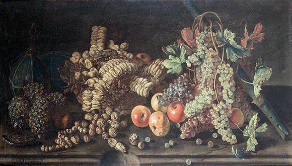  Giovanni Battista Ruoppolo Fruit Still-Life - Art Print