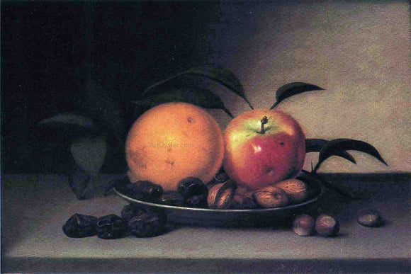  Raphaelle Peale Fruits and Nuts in a Dish - Art Print