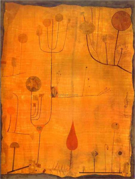  Paul Klee Fruits on Red - Art Print