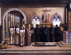  Lazzaro Bastiani Funeral of St Jerome - Art Print