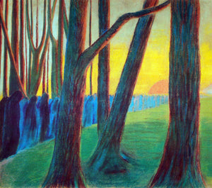  Mikalojus Ciurlionis Funeral Symphony III - Art Print