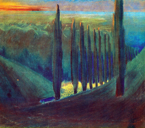  Mikalojus Ciurlionis Funeral Symphony IV - Art Print