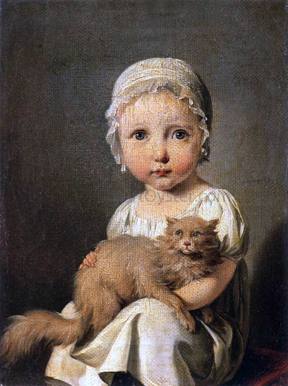  Louis Leopold Boilly Gabrielle Arnault as a Child - Art Print