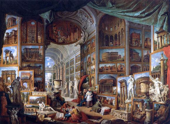  Giovanni Paolo Pannini Gallery of Views of Ancient Rome - Art Print