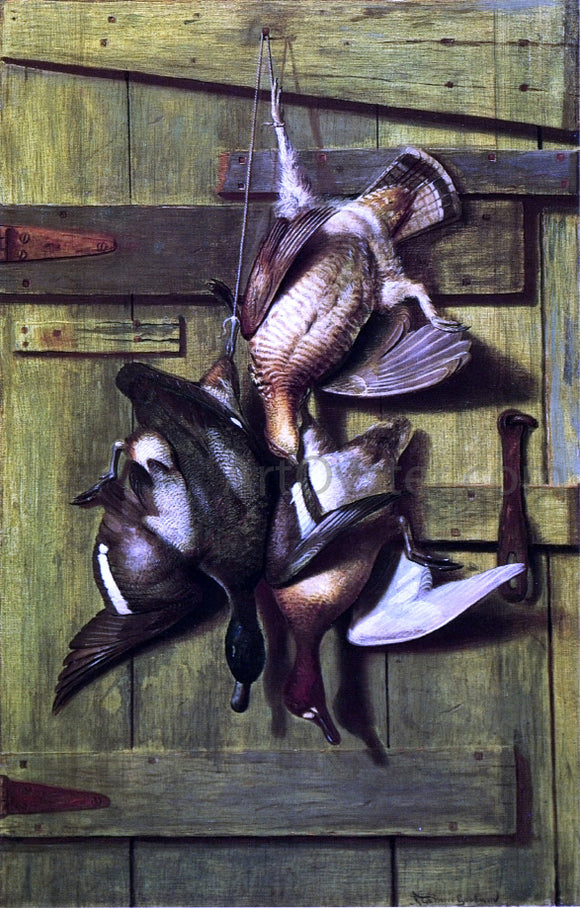  Richard La Barre Goodwin Game Hanging on a Cabin Door - Art Print