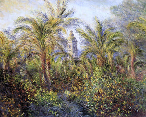 Claude Oscar Monet Garden in Bordighera, Morning Effect - Art Print