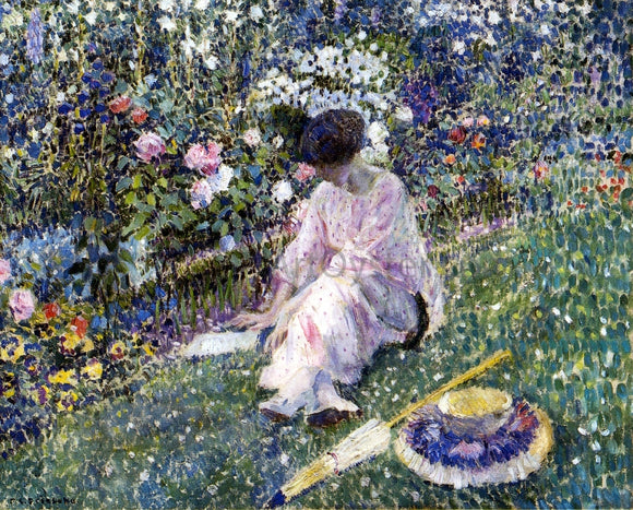  Frederick Carl Frieseke Garden in June - Art Print