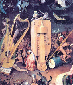  Hieronymus Bosch Garden of Earthly Delights, detail of right wing - Art Print